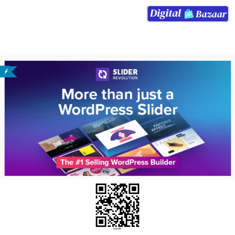 Slider Revolution Responsive WordPress Plugin + Addons + Templates