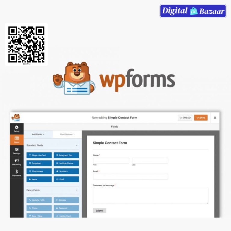 WPForms Pro – Drag & Drop WordPress Form Builder