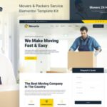 Moverie – Movers & Packers Service Elementor Template Kit